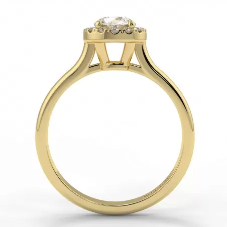 Lucia - Diamant 0.50 carat - Or jaune