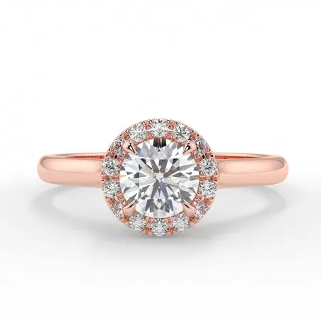 Lucia - Diamant 0.50 carat - Or rose