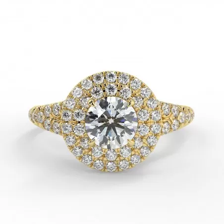 Olivia - Diamant 0.50 carat - Or jaune