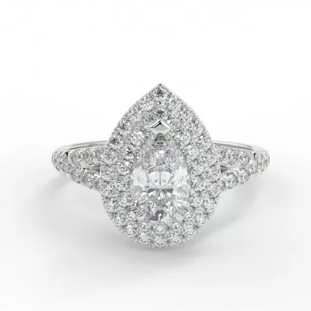 Pamela - Diamant 0.50 carat - Or blanc