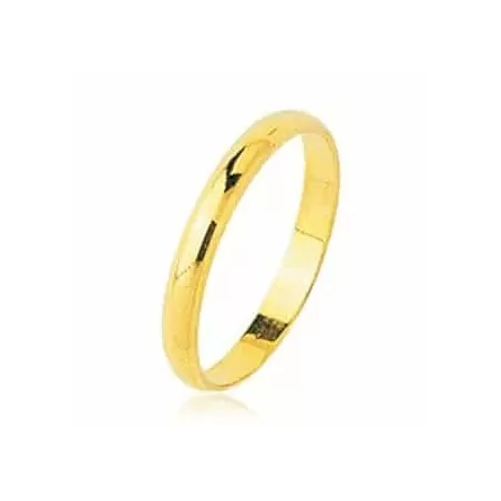 Demi-Jonc - Pénélope 3mm Or jaune