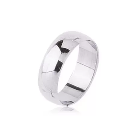 Demi-Jonc - Pénélope 6mm - Or blanc