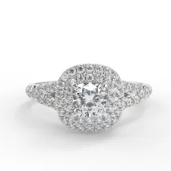Eva - Diamant 0.50 carat - Or blanc