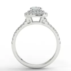 Eva - Diamant 0.50 carat - Or blanc