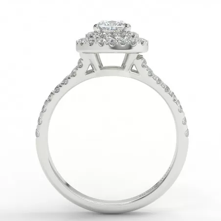 Eva - Diamant 0.50 carat - Or blanc