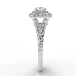 Eva - Diamant 0.50 carat - Or blanc