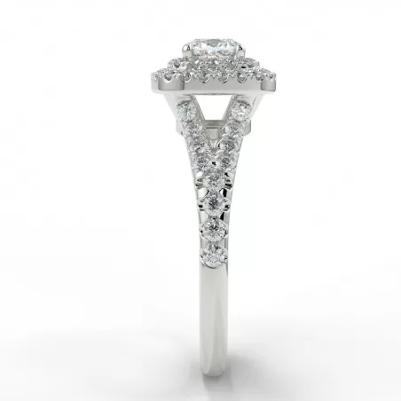 Eva - Diamant 0.50 carat - Or blanc