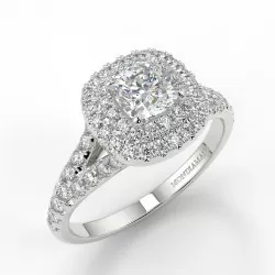 Eva - Diamant 0.50 carat - Or blanc