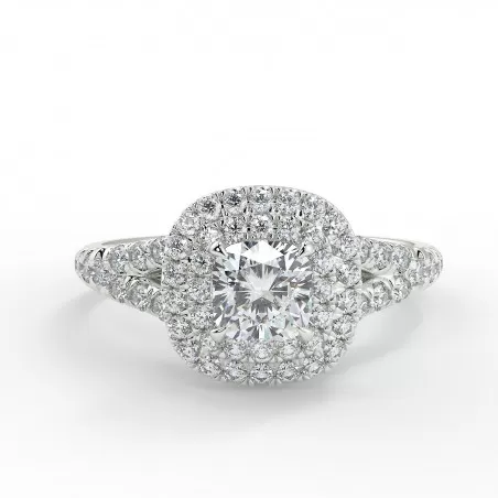 Eva - Diamant 0.50 carat - Platine