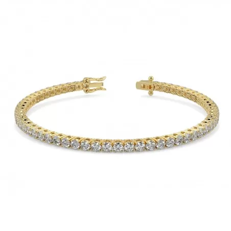 Bracelet Grace 4,00 carats - Or jaune