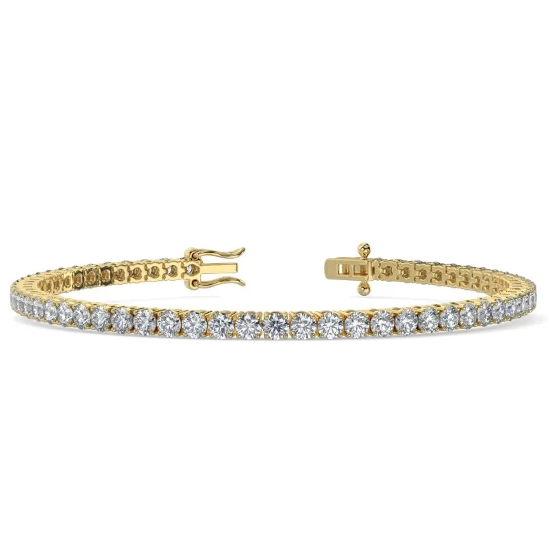 Bracelet Grace 4,00 carats - Or jaune