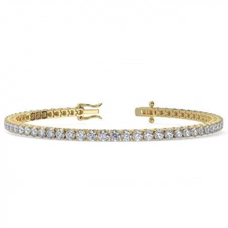 Bracelet Grace 4,00 carats - Or jaune