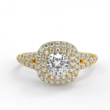 Eva - Diamant 0.50 carat - Or jaune