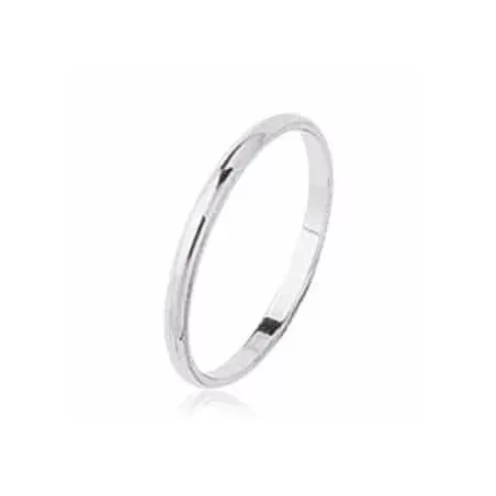 Demi-Jonc - Pénélope 2mm Platine