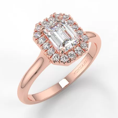 Zara - Diamant 0.50 carat - Or rose