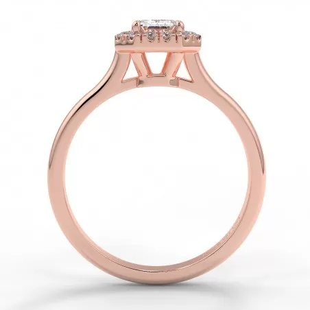 Zara - Diamant 0.50 carat - Or rose