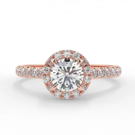 Chloé - Diamant 0.50 carat - Or rose