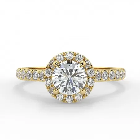 Chloé - Diamant 0.50 carat - Or jaune