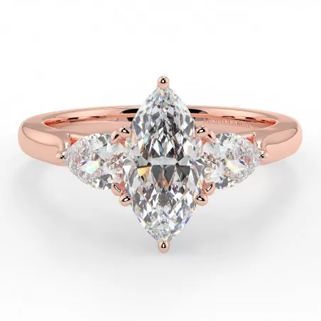 Marquise Poire - Or rose